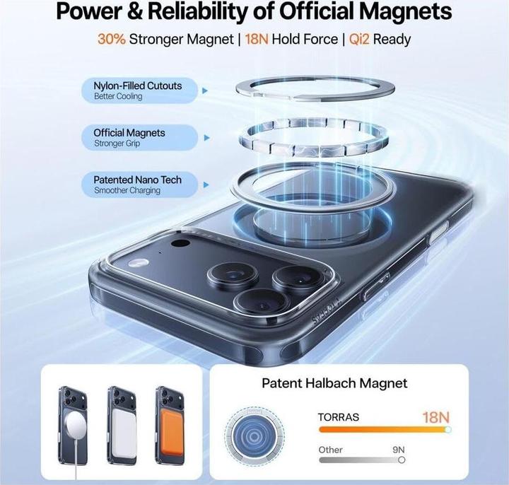 Produktbild Torras Ostand Pro Series (Apple iPhone 17 Pro Max)