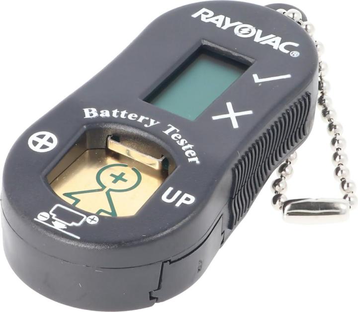 Actual product image Rayovac Battery tester for hearing aid batteries with battery storage box