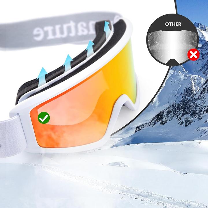 Produktbild Qunature The others White Ski Goggles for Adults - White