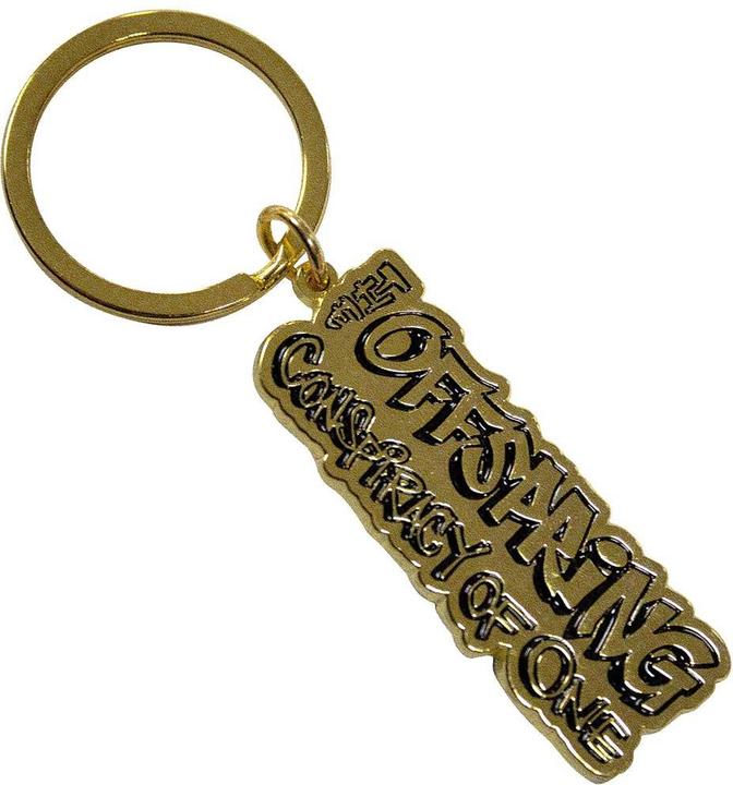 Actual product image Universal Textiles Conspiracy Of One Keyring