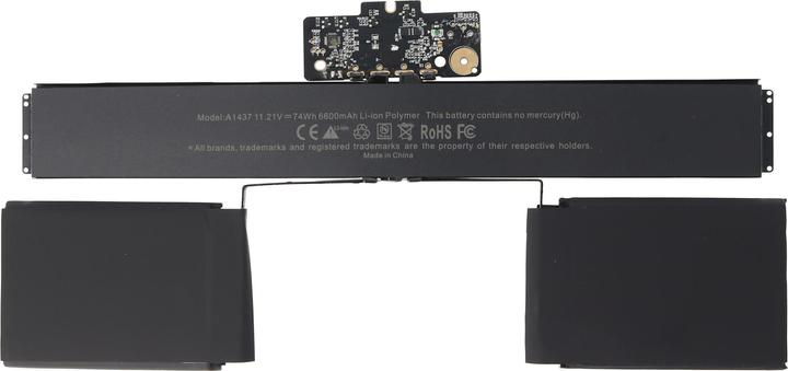 Produktbild AccuCell Akku passend für den Apple A1425 Akku MacBook Pro 13 A1425 (Late 2012) (3 Zellen, 6600 mAh)