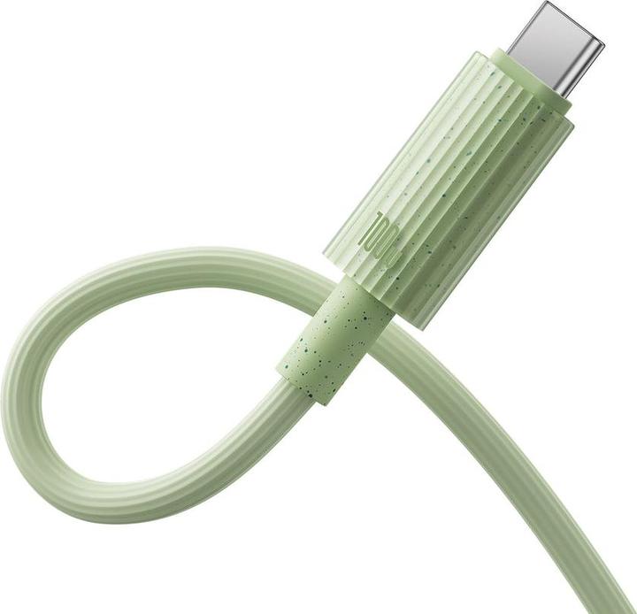 Produktbild Baseus Fast Charging cable USB-C to USB-C Habitat Series 2m 100W (green) (2 m, 100 W)