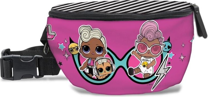 Euromic L.O.L. Surprise! Together 4Eva Belt bag, lenght of strap: 110 cm, extra zipped pocket on back (2,5 l