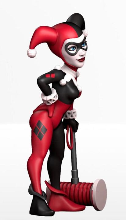 Actual product image Minix Collection DC Comics Figur Harley Quinn with hammer New Suit 12 cm
