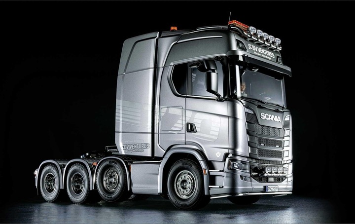 Immagine prodotto Tamiya 1/14 RC Scania 8x4/4 Gun Metal (Kit)