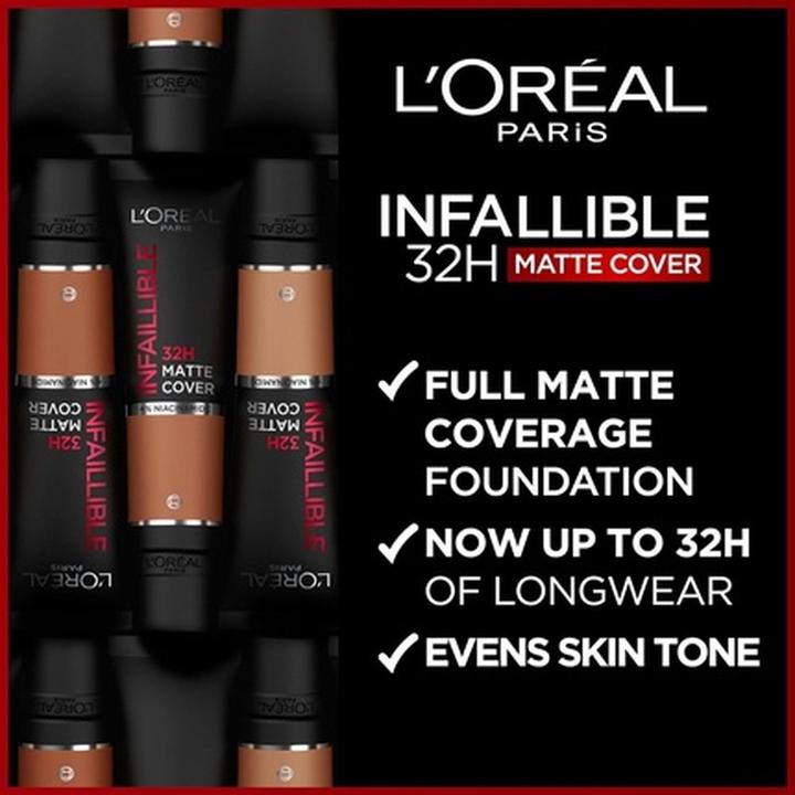 Produktbild L'Oréal Paris INFAILLIBLE 24H matte cover foundation #320-toffee (N.320 Caramel)
