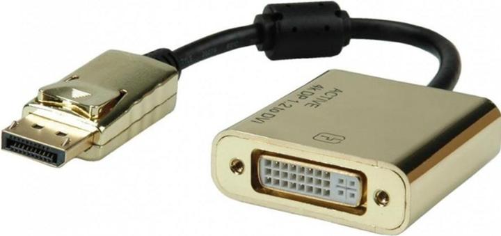 Produktbild Roline DisplayPort - DVI, 4K, gold (DVI, 15 cm)