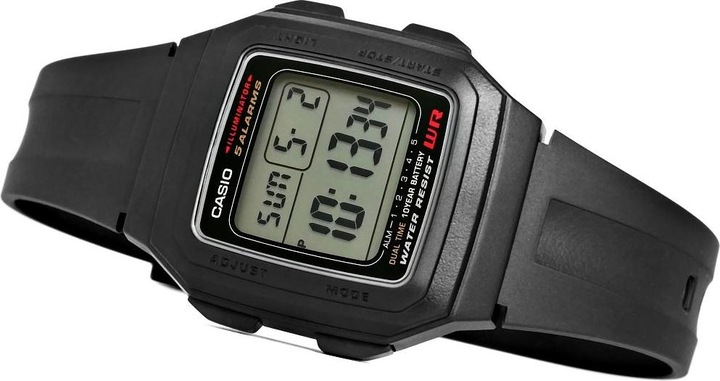 Actual product image Casio F-201WA-1ADF Men's watch + BOX