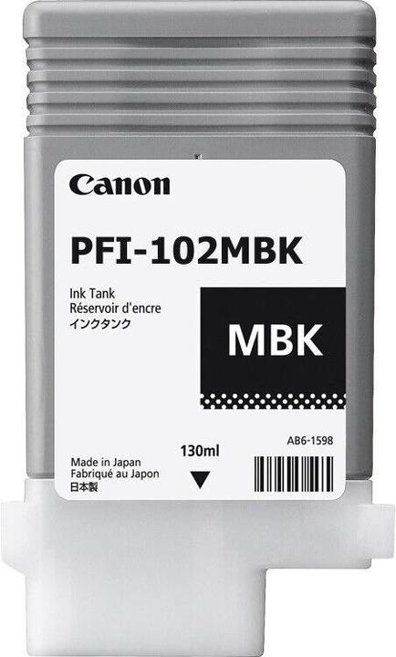 Actual product image Canon Pfi-102mbk (MBK)