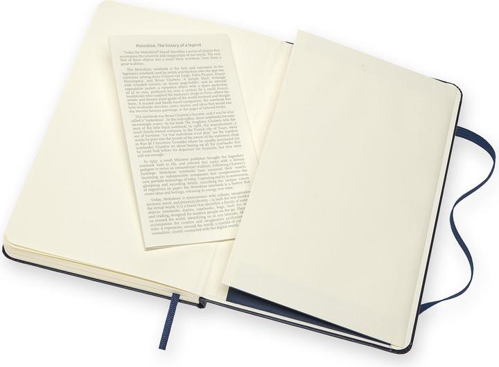 Produktbild Moleskine Skizzenbuch HC 18.2x11.8cm 603104 Medium, saphir, 88 Seiten (11.5 x 18 cm, Blanko, Harter Einband)