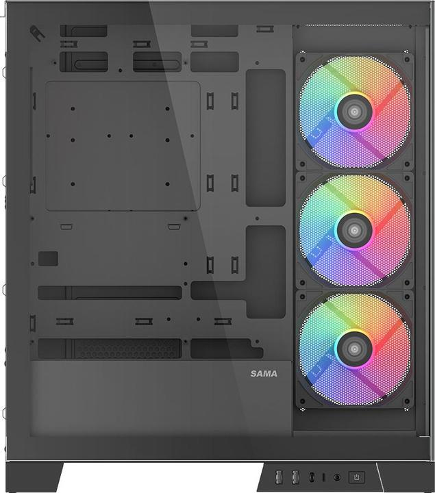 Produktbild Sama Gears V50, Black ATX Mid-tower Case (ATX, Micro ATX (mATX), Mini-ITX)