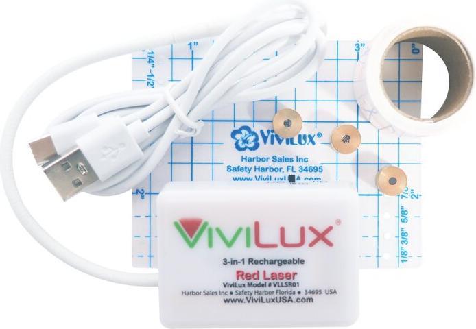 Actual product image ViviLux 3-in-1 RED Laser System Magnet