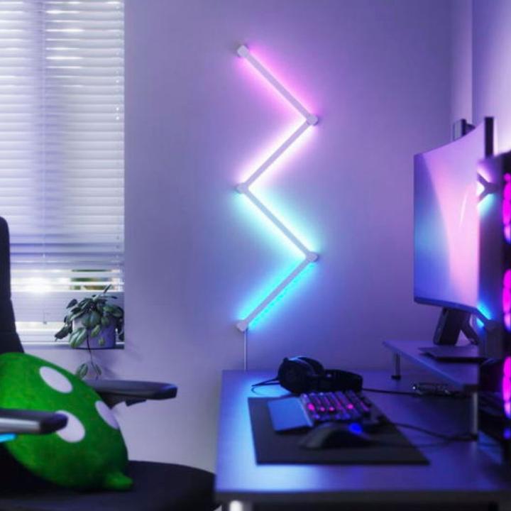 Image du produit Nanoleaf Set de démarrage Lines Squared (Multicolore, 252 cm, Intérieur)