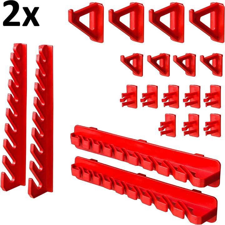Actual product image Botle Storage system wall shelf, red