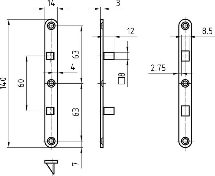 Actual product image Glutz Ribbon fuses