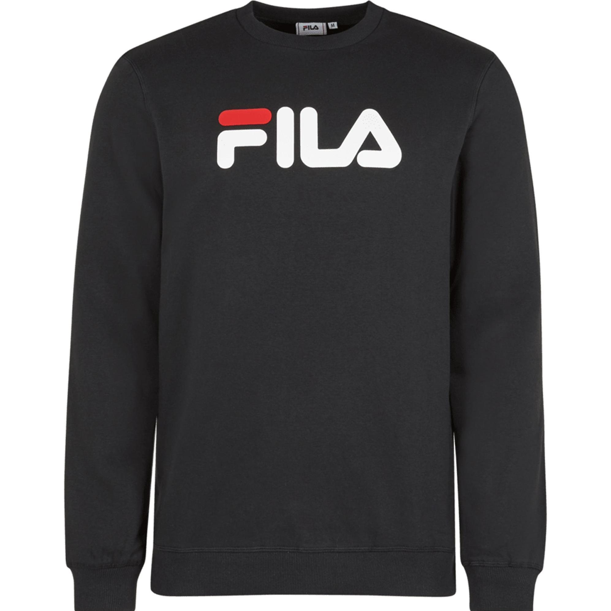 FILA, Herren, Pullover, Sweatshirt Casual Bequem sitzend BARBIAN crew sweat, Schwarz, (XS)
