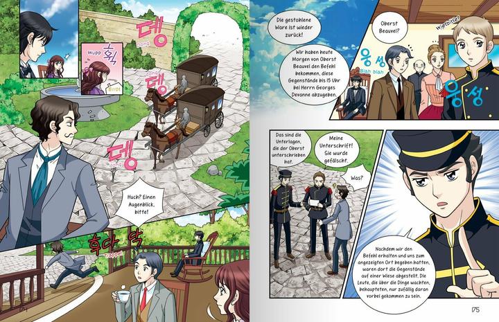 Produktbild MANHWA – Klassiker für Kids – Arsène Lupin (Deutsch, Renate Seo, Lime Studio, Ullmann Medien, 2024)