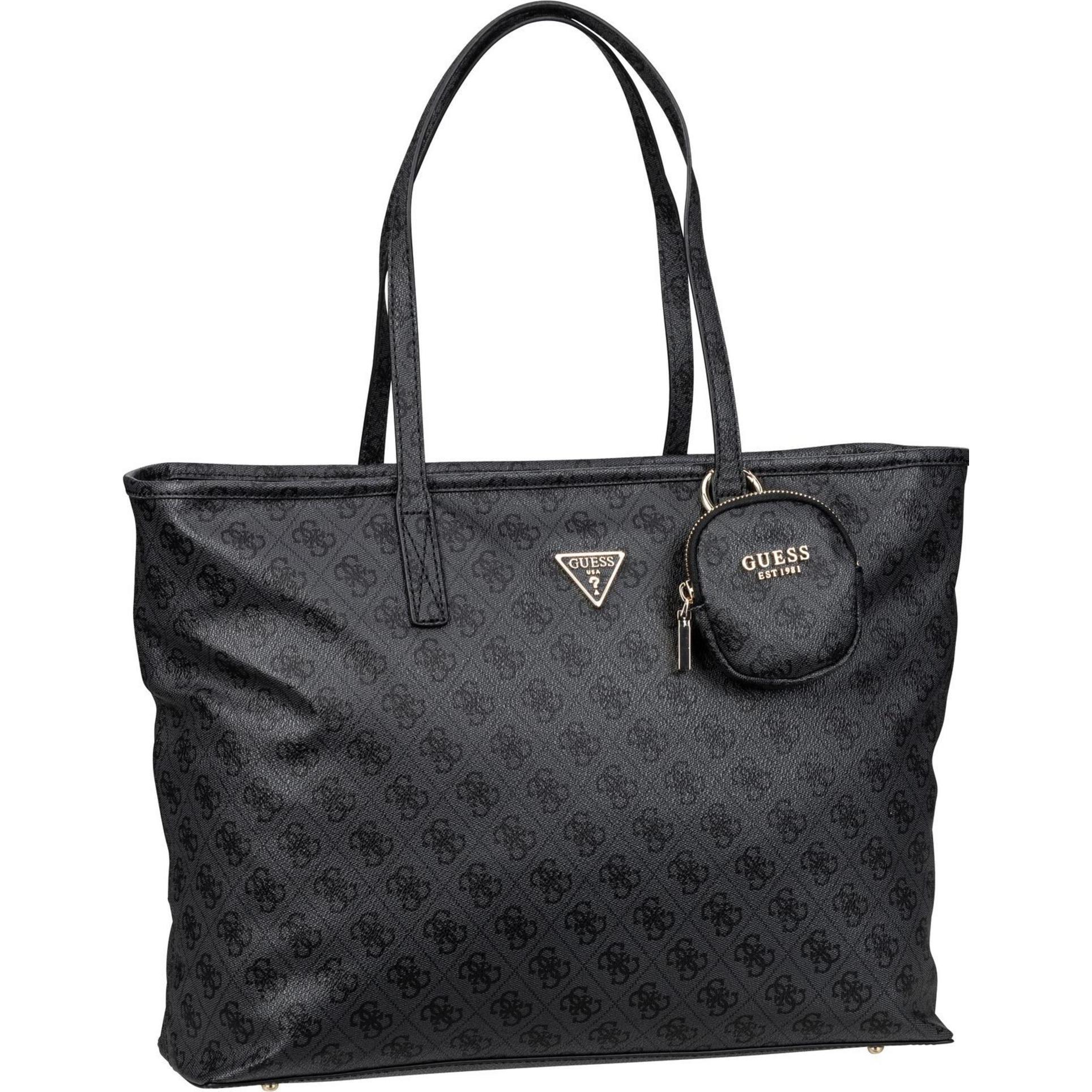 Guess, Tasche, Power Play Shopper Tasche 54 cm, Schwarz, (23 l)