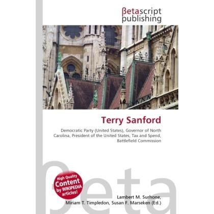Terry Sanford, Fachbücher von Miriam T. Timpledon, Lambert M. Surhone, Susan F. Marseken