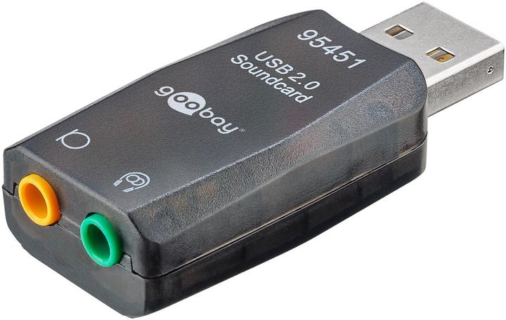 Actual product image Goobay 95451 USB 2.0 sound card (USB 2.0)