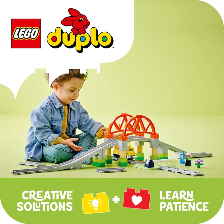 Image du produit LEGO Pont ferroviaire et rails - Kit d'extension (10426)