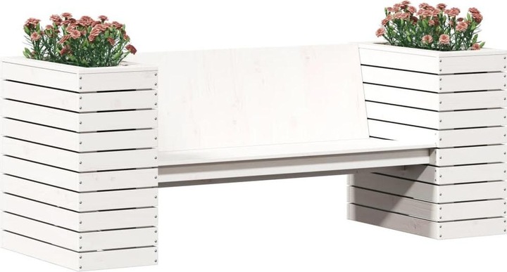 Actual product image VidaXL Garden bench with planters