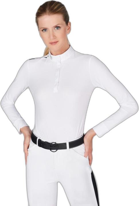 Vestrum reitturnier-polo langarm damen vetrum valledoria (S)