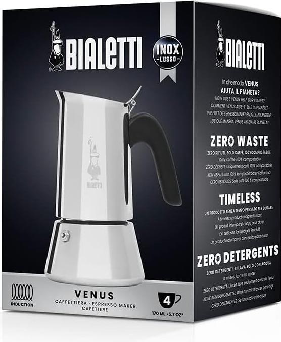 Actual product image Bialetti Espresso coffee maker, 4 cups New Venus (4 T.)