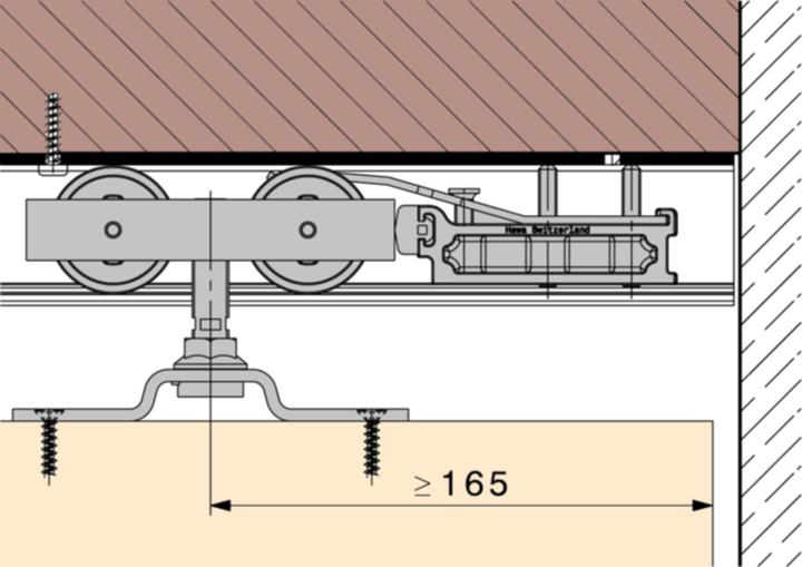 Produktbild HAWA Schiebetürbeschläge -Junior 120/A