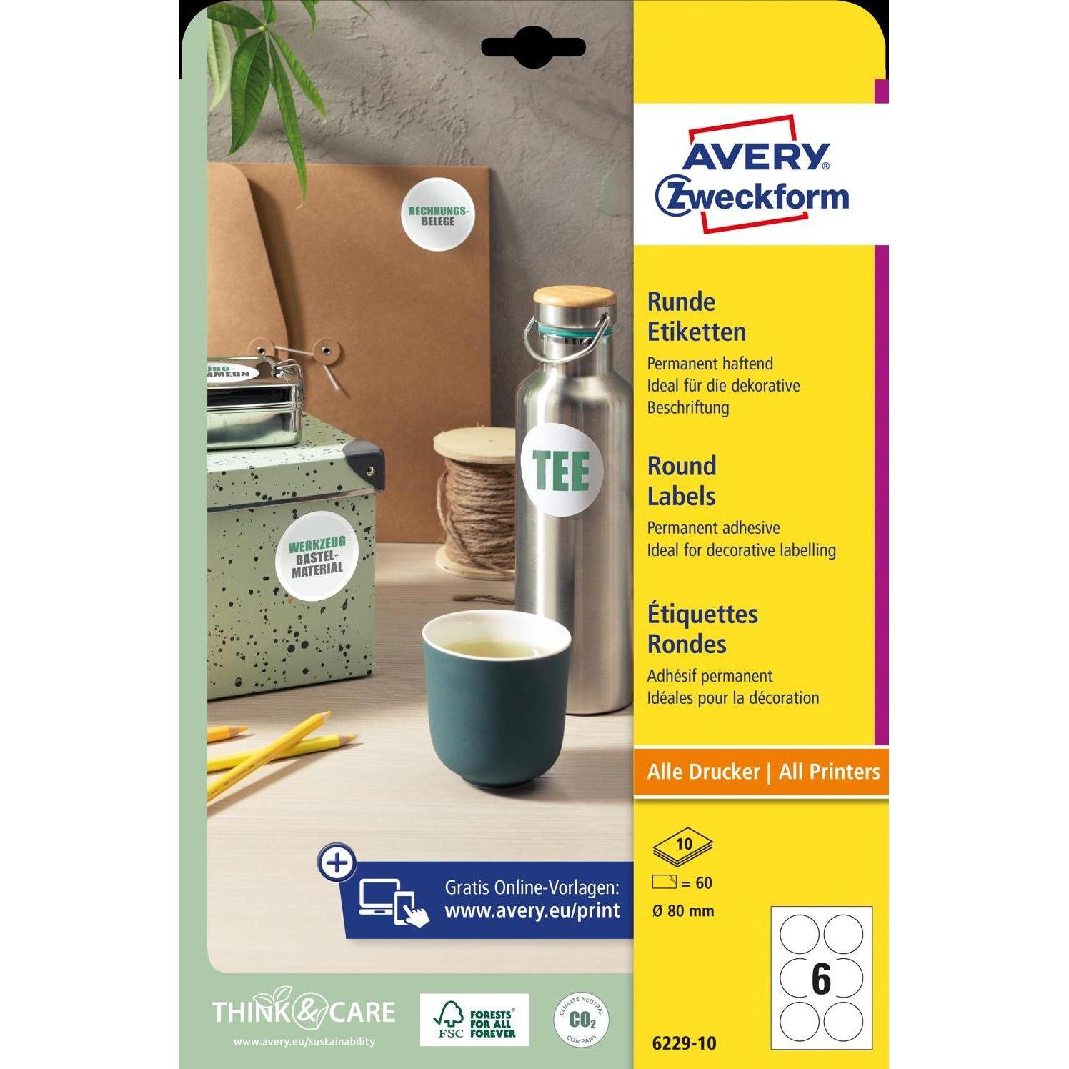 Thumbnail - Avery, Etiketten, Etiketten