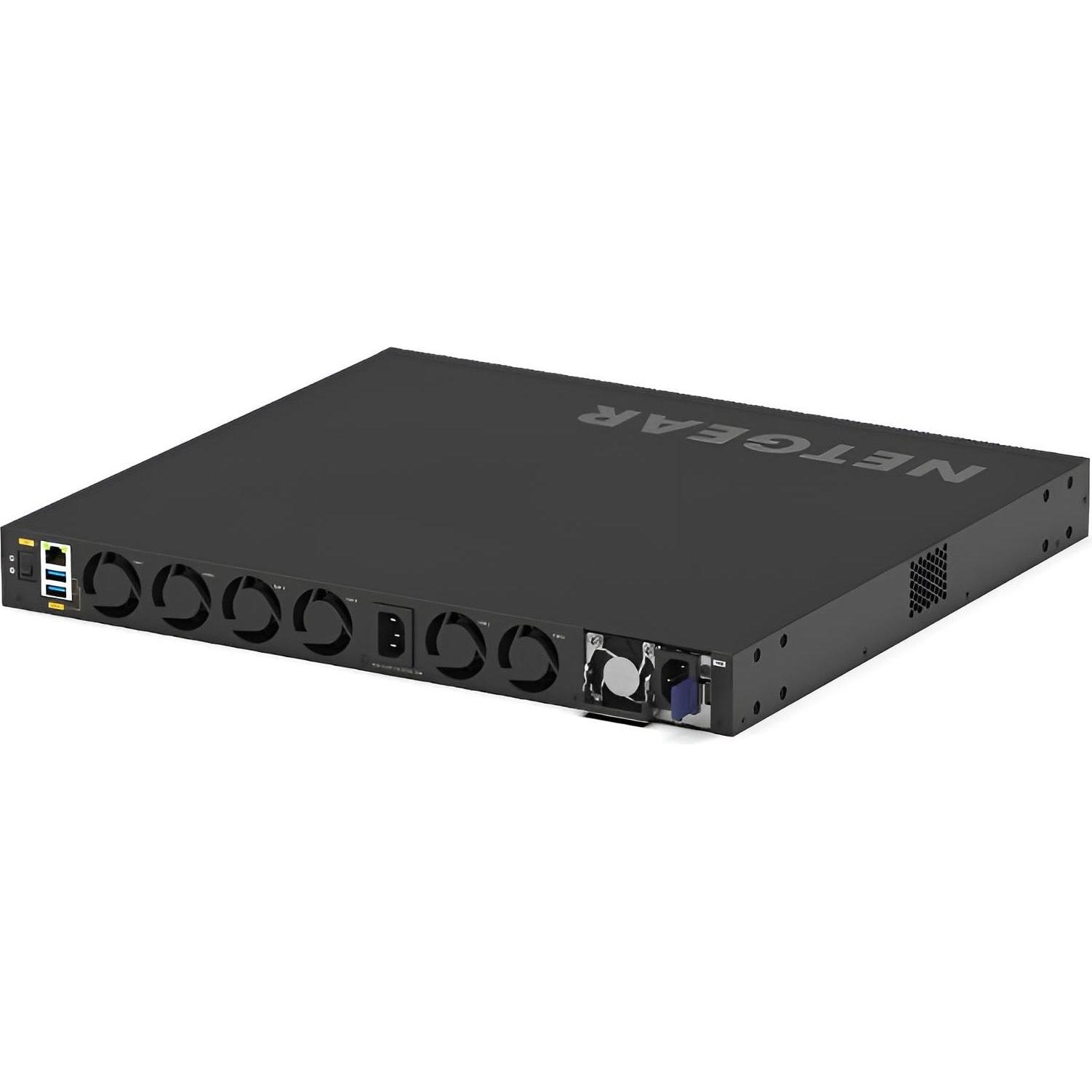 Netgear 48PT M4350-32F8V Managed Switch (41 Ports), Netzwerk Switch, Schwarz