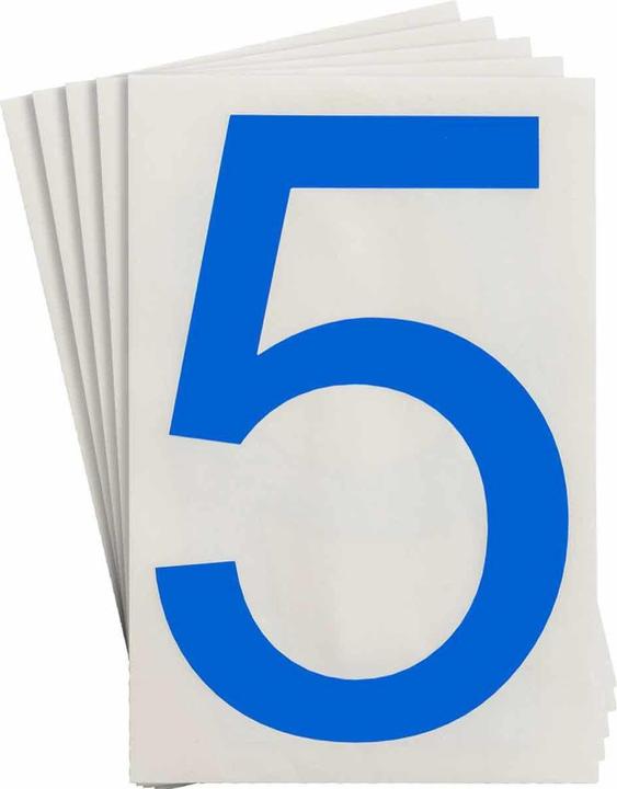 Immagine prodotto Brady Etichette ToughStripe con numeri e lettere, blu