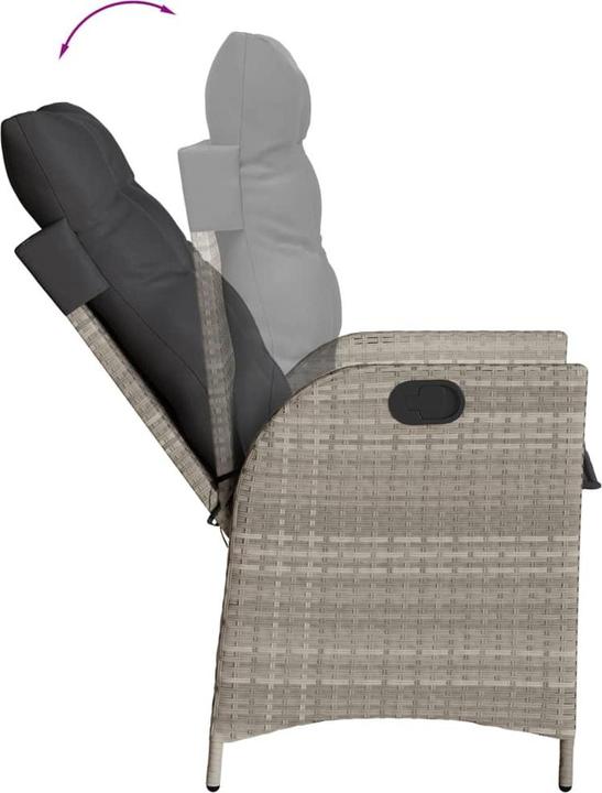 Produktbild vidaXL Gartensessel verstellbar