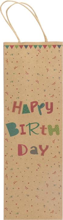 Image du produit Idena Sac pour bouteilles B-Day 12x10x39cm FSC-Mix (1x)