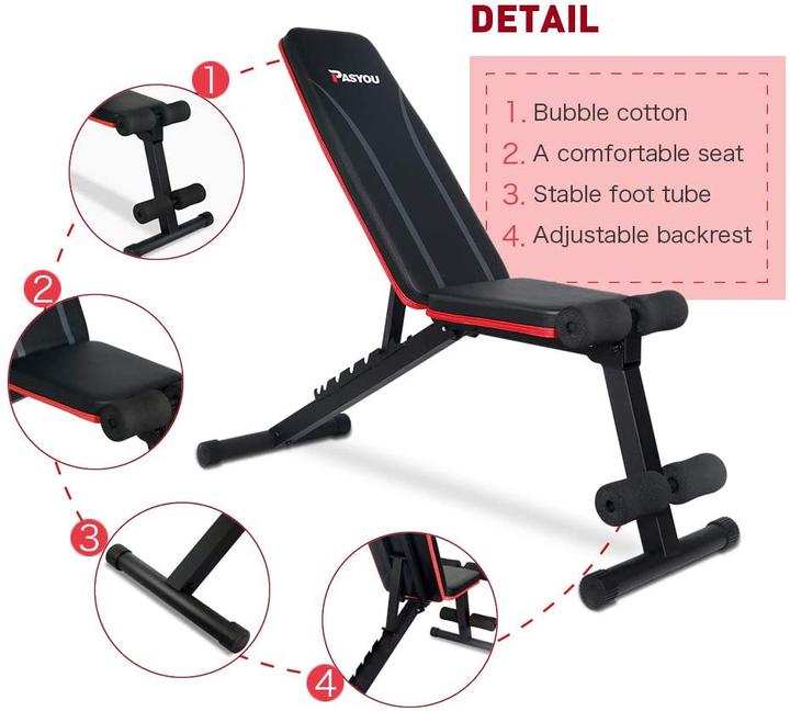 Image du produit Pasyou Banc de musculation