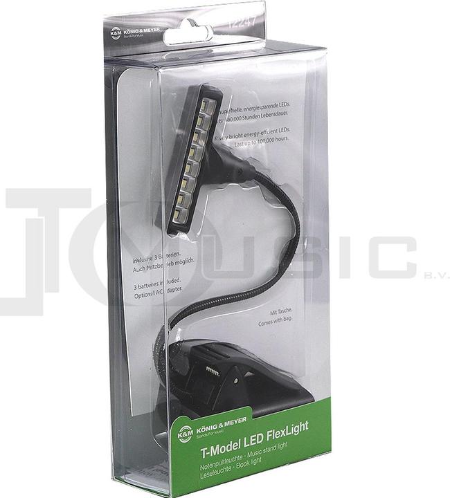 Produktbild K&M 12247 Notenpultleuchte LED FlexLight (Instrument Beleuchtung)