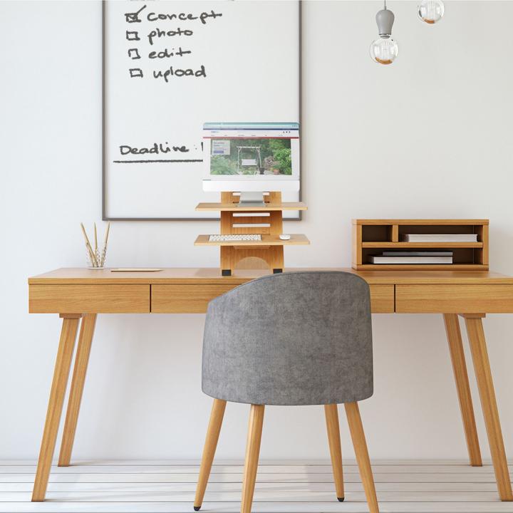 Produktbild Relaxdays Stehschreibtisch-Aufsatz (60 x 61 x 61 cm)