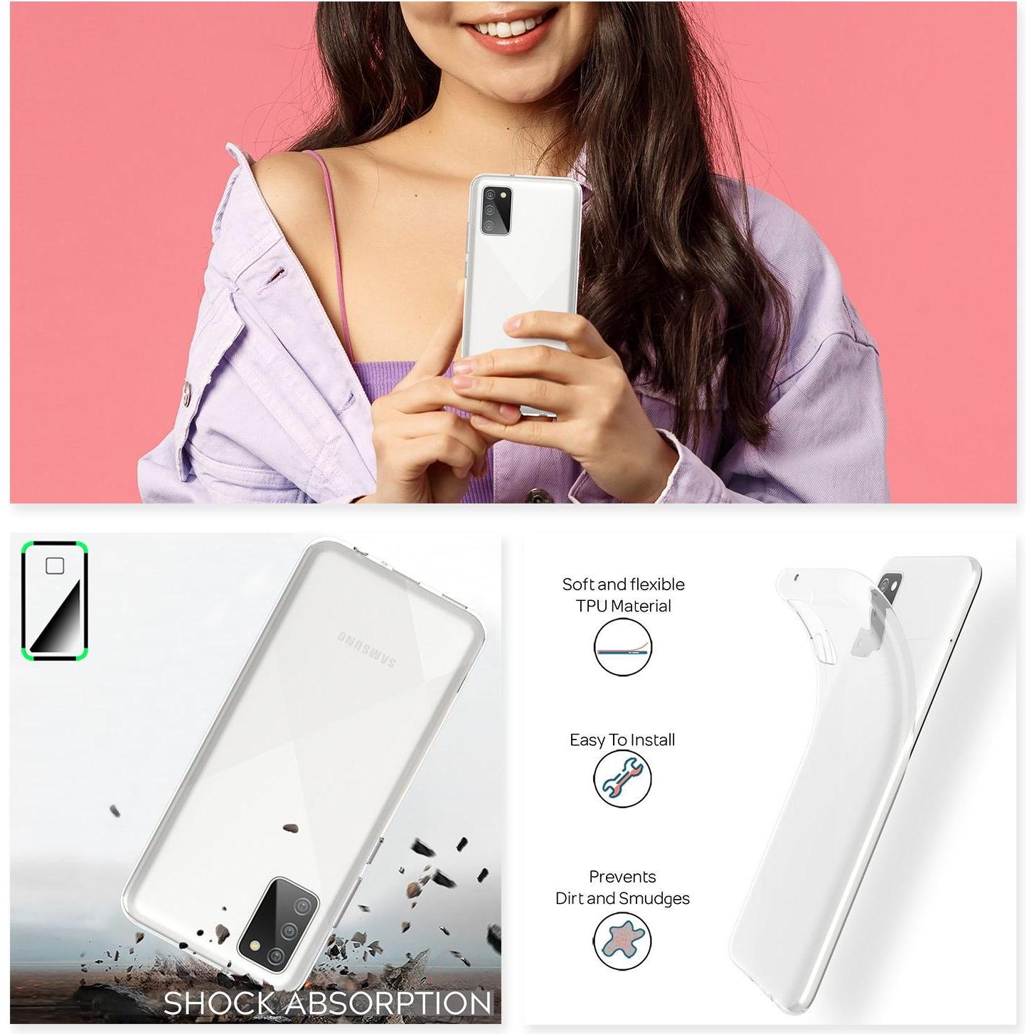 Thumbnail - Nalia Klare Handyhülle (Samsung Galaxy A02s), Smartphone Hülle, Transparent