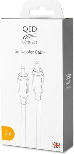 Actual product image QED Connect Cable 1 X Phono (M) To 1 X Phono (M) 3 metres QE8144 (3 m)