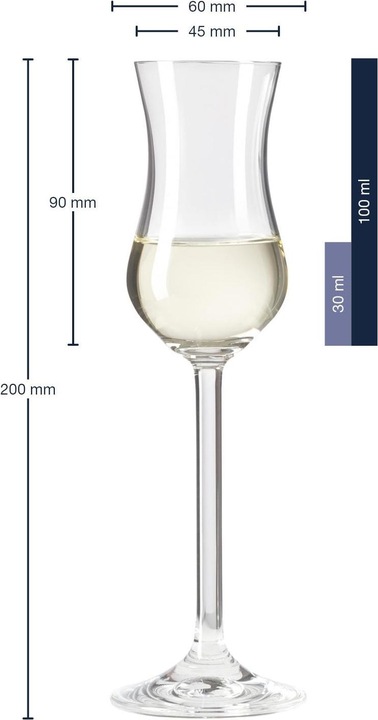 Produktbild Leonardo Daily (1 dl, 6 x, Likörgläser + Grappagläser)
