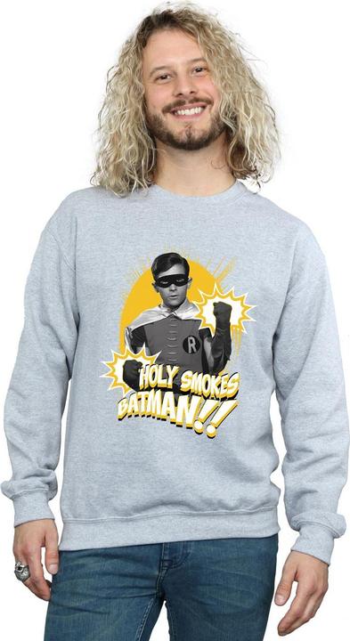 Immagine prodotto Batman TV Series Robin Holy Smokes Felpa Uomo (S)