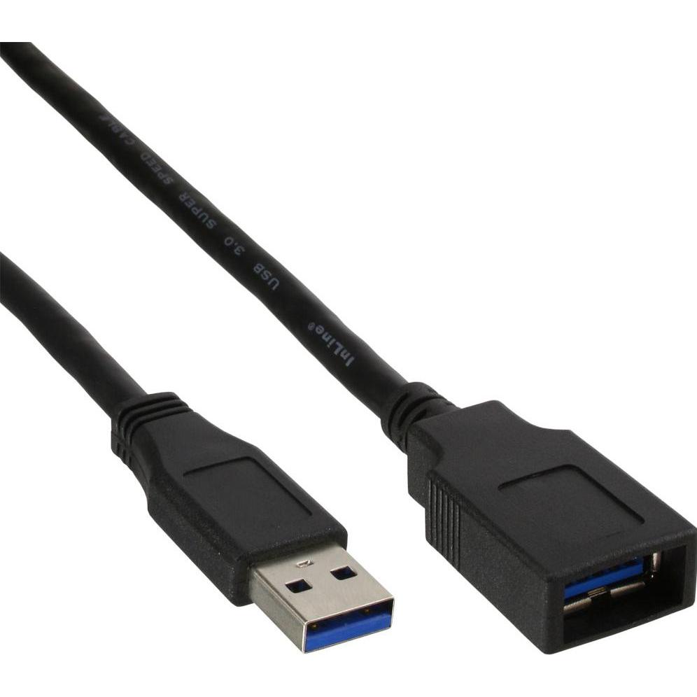InLine USB A – USB A (1 m, USB 3.2), USB Kabel