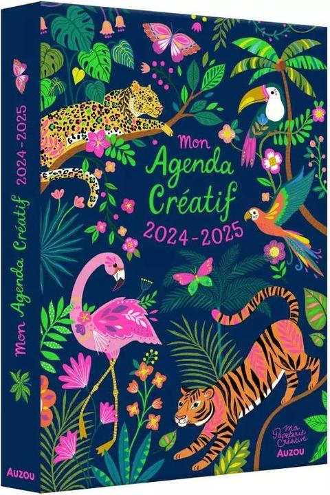 Immagine prodotto Auzou France La mia agenda creativa 2024-2025: con gli adesivi inclusi!