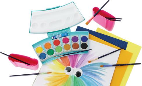 Image du produit Pelikan Couleurs fluorescentes Coffret d'encre opaque 12 couleurs, turquoise et rose (Turquoise, Pink, 12 ml)