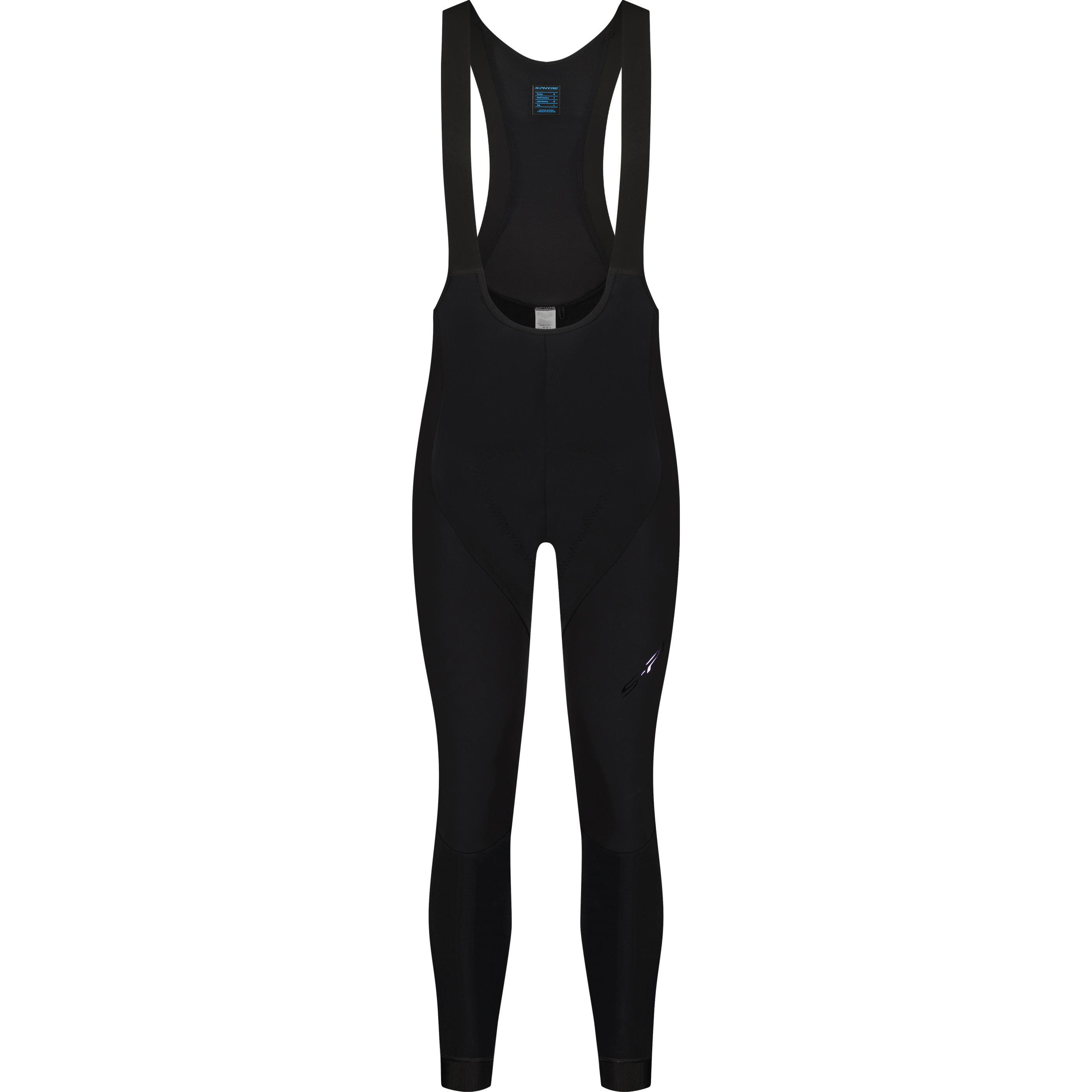 Shimano, Herren, Velohosen, S-PHYRE Wind Bib Tights BLACK M (M), Schwarz, M