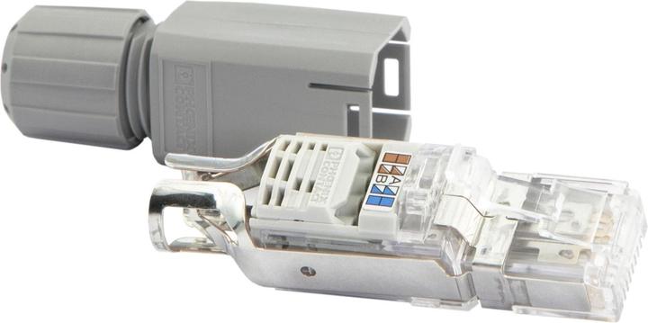 Actual product image Dätwyler Plug RJ45, IP20 Cat.5/5e field assembly (Network cable plug)