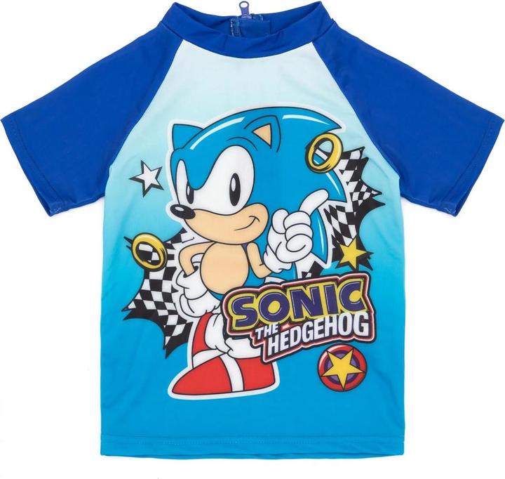 Actual product image Sonic The Hedgehog Boys Ring Two-Piece Swimsuit (110)