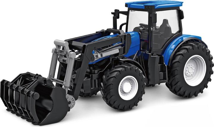 Amewi RC Tractor with Front Loader LiIon 500mAh blue/6+ (RTR Ready-to-Run)