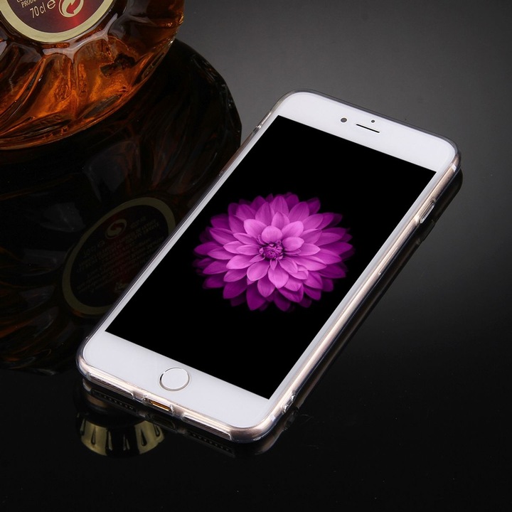 Produktbild König Design Apple iPhone 8 Plus Handy Hülle Spiegel Mirror Soft Case Schutz Cover Etuis Gold (Apple iPhone 8 Plus)