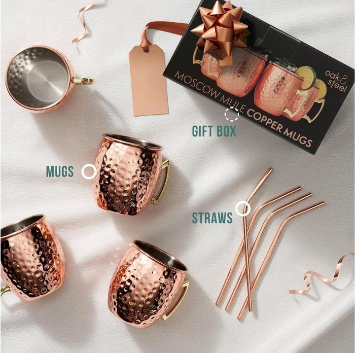 Produktbild Oak & Steel Moscow Mule (5.50 dl, 4 x, Moscow Mule Becher)